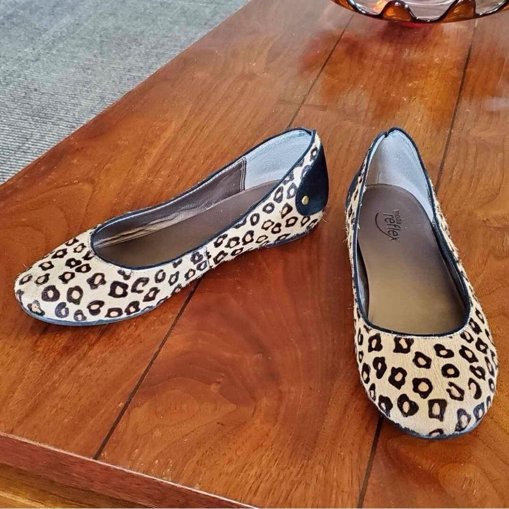Moda Reflex Betty in Leopard Print Size 7.5